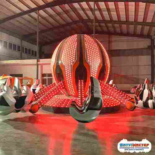 Детская карусель «Танец паука» 8 кабинок, 16 мест, 11×11×4 м