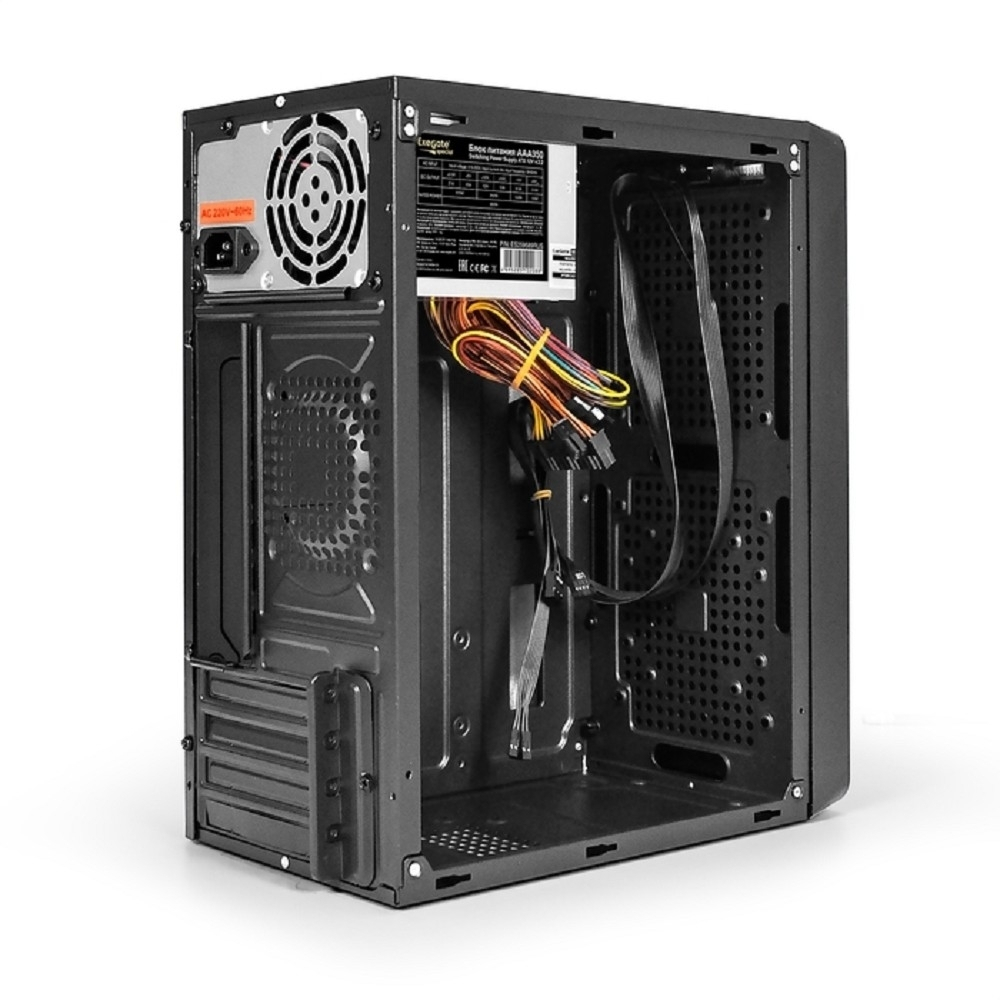 Exegate EX277804RUS Корпус Minitower BAA-104U Black, mATX, , 2*USB+1*USB3.0, Audio
