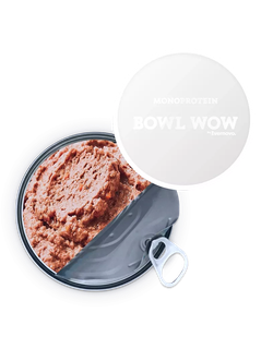Влажный корм Bowl Wow для кошек с чувствительным пищеварением, паштет из индейки - 100 г