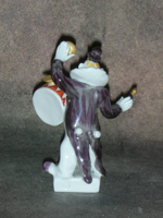 Статуэтка. Фарфор. Клоун барабанщик. Meissen. Германия