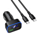Автомобильное зарядное устройство для Type-C Hoco Z63B PD30W+QC3.0 (black)
