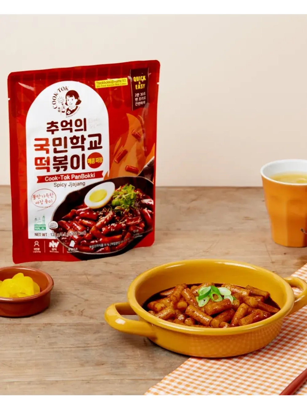 Токпокки с острым соусом чачжан PanBokki Jiajang 135 г