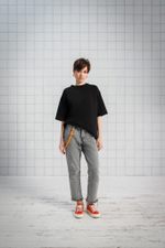 Футболка oversize черная