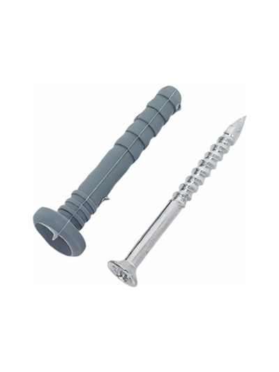 Дюбель-гвоздь Gigant 6x40 грибовидная манжета полипропилен 2000 шт 123858