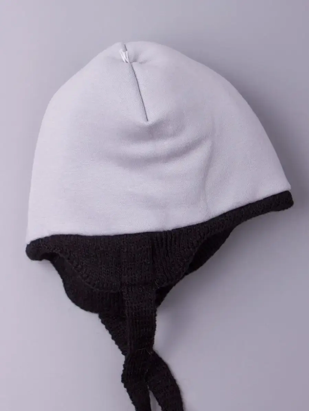 Шапка детская зимняя вязаная с ушками