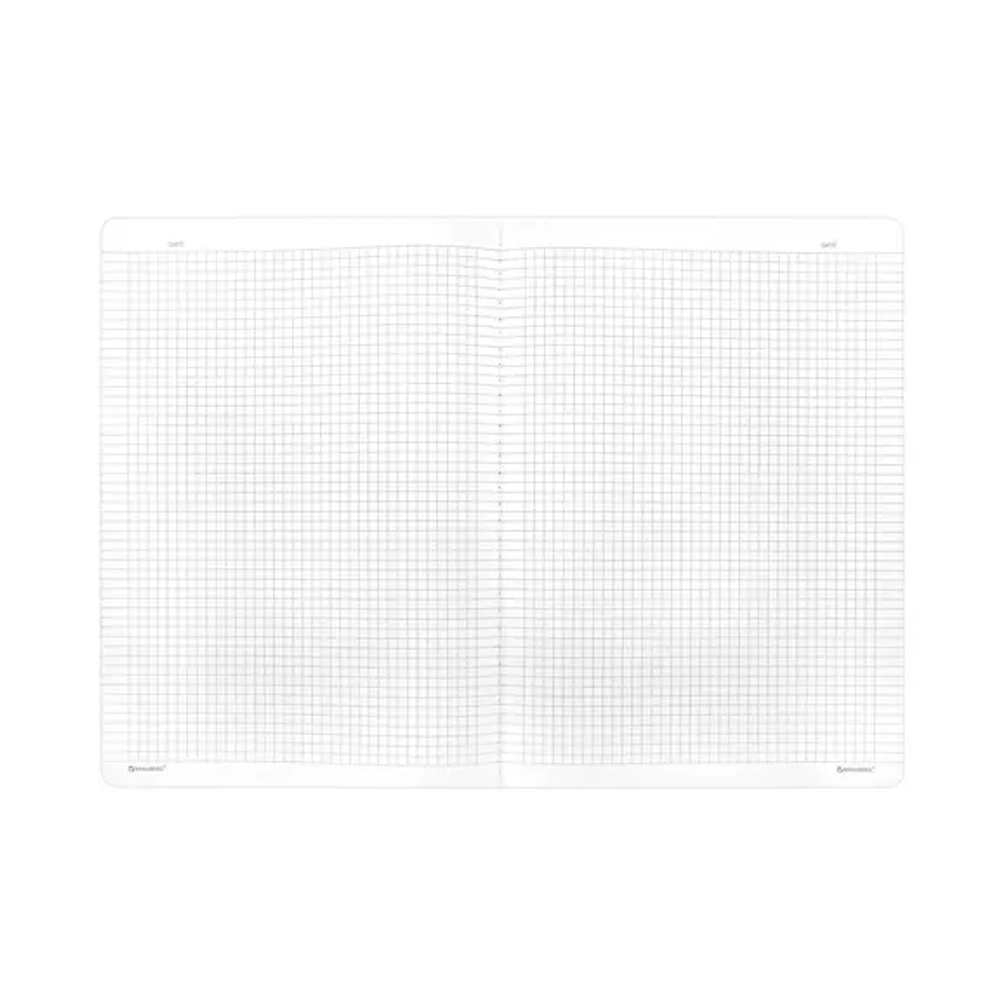 Тетрадь А-4 96л. клетка, сшивка с корешком, обложка картон BRAUBERG