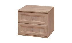 Тумба прикроватная с 2 ящиками "Ольга-14" (дуб сонома), ЛДСП/МДФ, Фант-мебель, г. Волжск