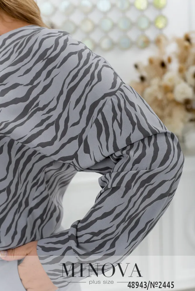 Блуза 2445-серый Minova