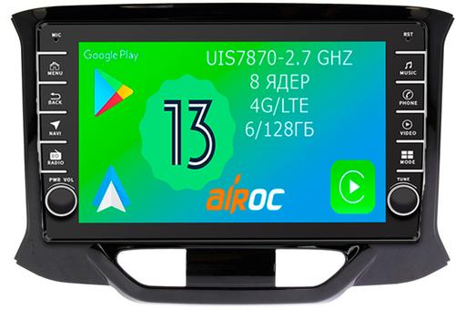 Магнитола для Lada Xray 2015-2022, Xray Cross - Airoc AB-3005 (кнопки и крутилки), Android 13, Быстрая, SIM-слот, CarPlay
