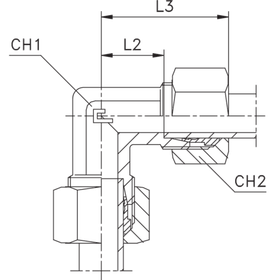 Соединение P90 DS14 22х1.5 (в сборе)
