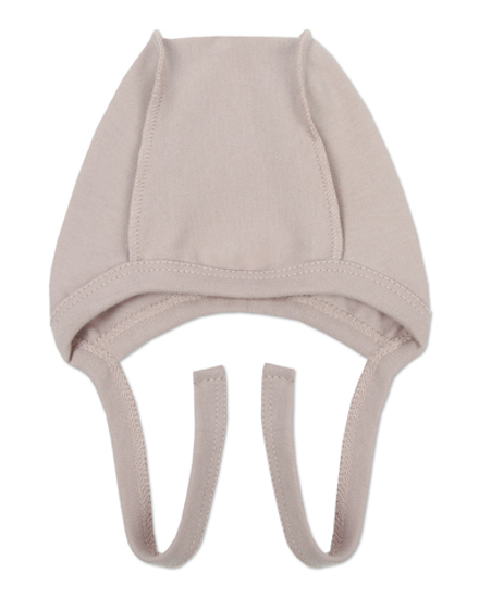 Чепчик Швы наружу Светлый кофе RinaAmari