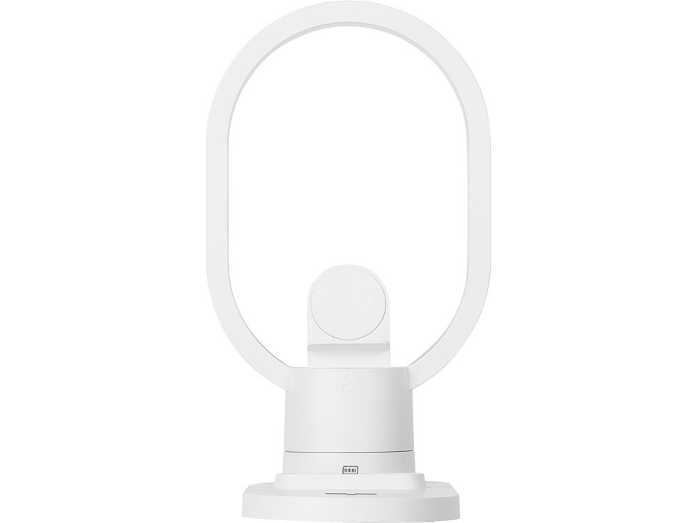 Беспроводная зарядная станция 4-в-1 «Portal» c лампой, 15 Вт (белый)