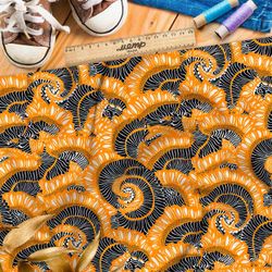 Ткань премиум мембрана морская фантасмагория