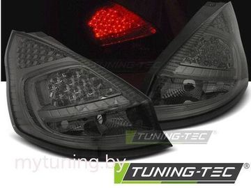 Задние фонари для Ford Fiesta VII Hatchback (08-12) LED Smoke