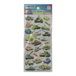 Наклейки зефирные "Для мальчиков", 19х9,5 см, ассорти 8 видов, FUNSTER (ФАНСТЕР), 666090