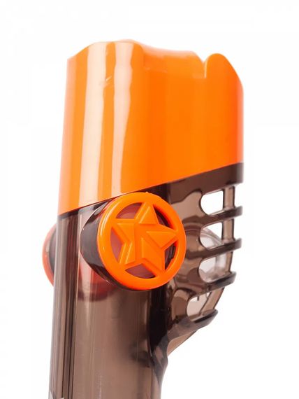 Маска полнолицевая Sargan Галактика премиум прозрачный/оранжевый/оранжевый