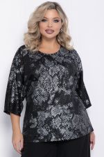 Блуза Австрия (черная) Б12365-27 LT Collection