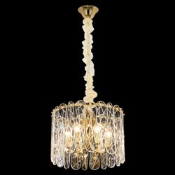 Citilux TALLA CL318262 Люстра хрустальная подвесная Золото