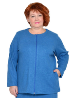 Жакет с молнией Каскад