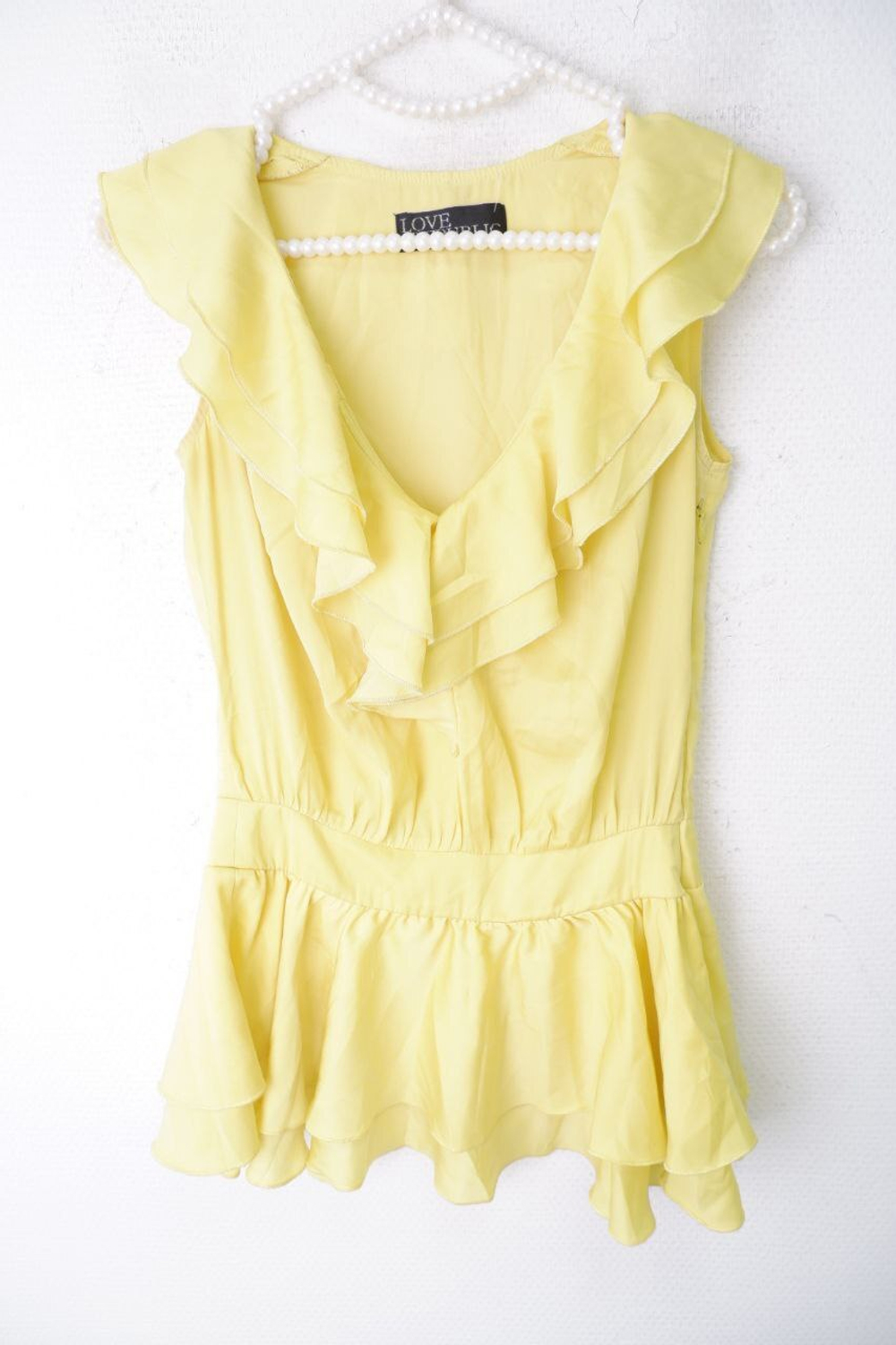 Топ Love Republic желтый 38 размер