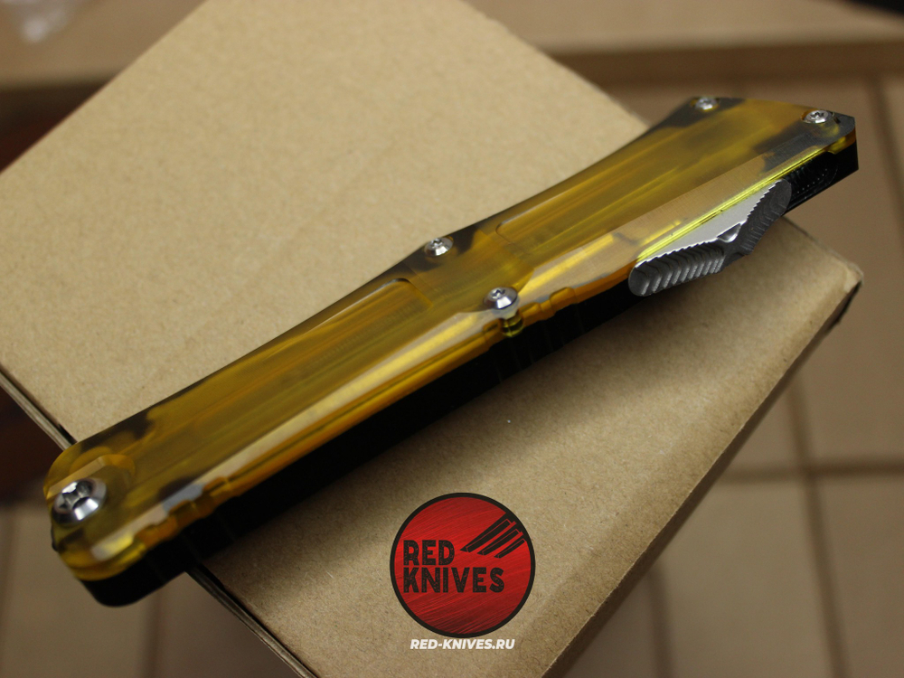 Нож Microtech Troodon 3 Ultem D/E P/S - светлый клинок RK/456