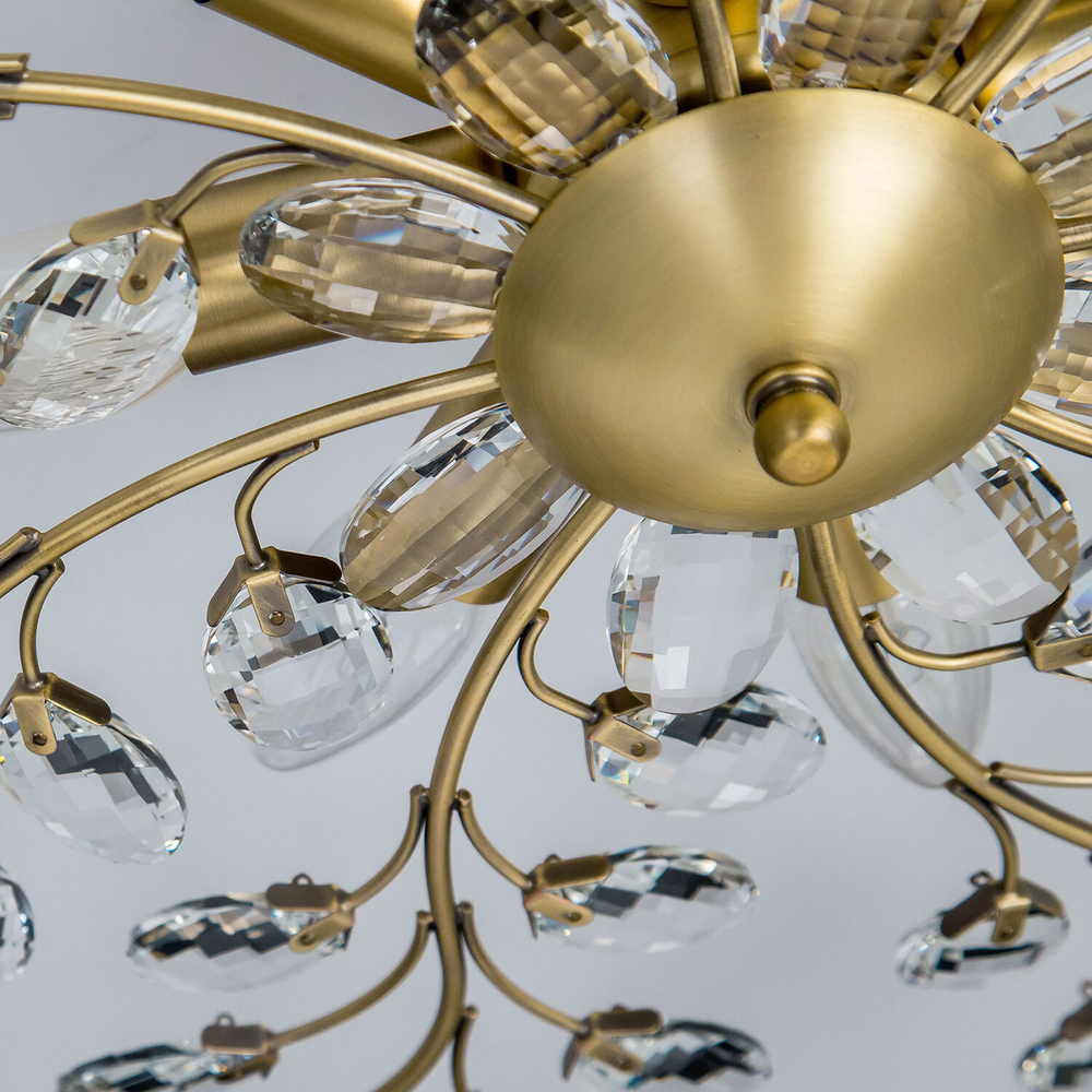 Citilux Серенада CL315183 Люстра хрустальная Бронза