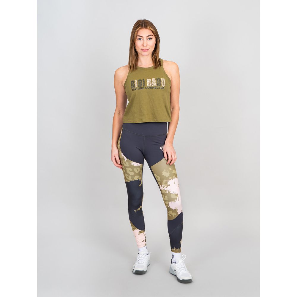 ОДЕЖДА ДЛЯ ТЕННИСА Женская, Леггинсы BIDI BADU PURE WILD PRINTED TIGHT .