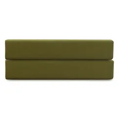 Простыня на резинке из премиального сатина светло-серого цвета из коллекции essential, 200х200х30 см