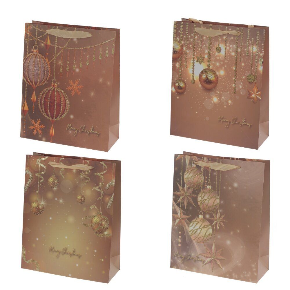 GAEM Пакет подарочный (бумага 210г/м2, блок микс 12шт), L26 W10 H32 см, 4в.