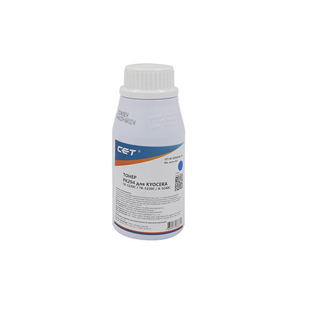 Тонер PK294 для KYOCERA ECOSYS M5521/M5526/P5021/P5026 (Japan) Cyan, 50г/бут, OSP0294C-50