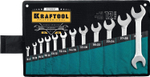KRAFTOOL 12 шт, 6 - 32 мм, набор рожковых гаечных ключей (27033-H12)