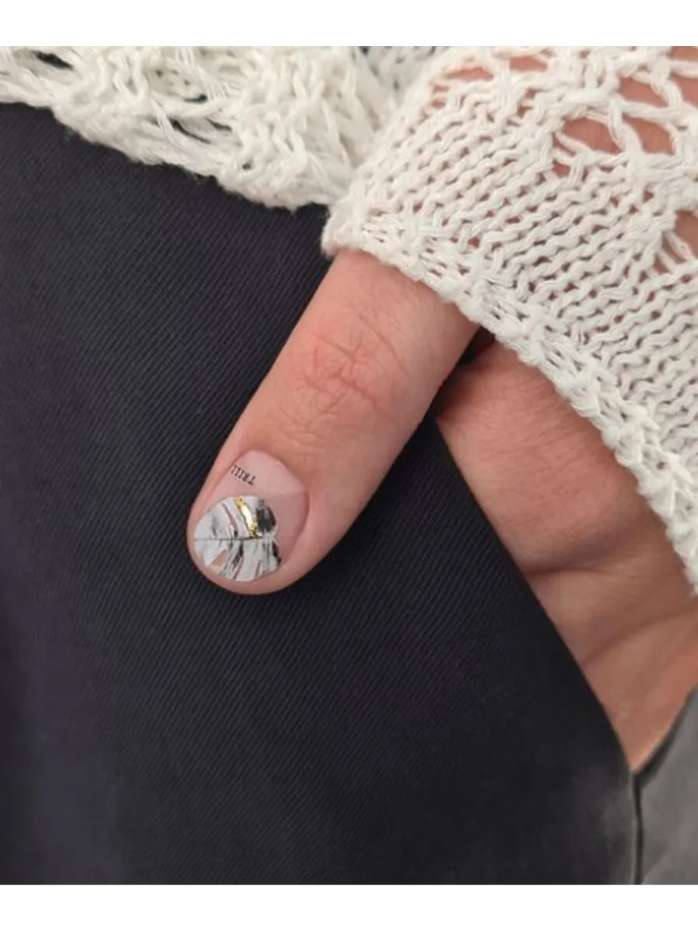 Lucky Rose Слайдеры наклейки для ногтей Foil 111