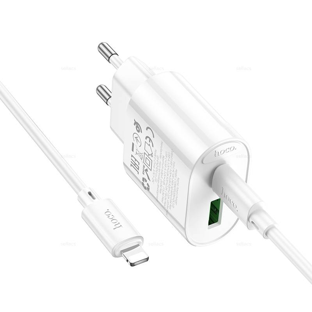 Зарядное устройство Hoco C109A PD20W+QC3.0 (white)