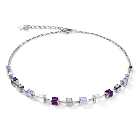 Колье Coeur de Lion Amethyst 4996/10-0824 цвет фиолетовый, прозрачный