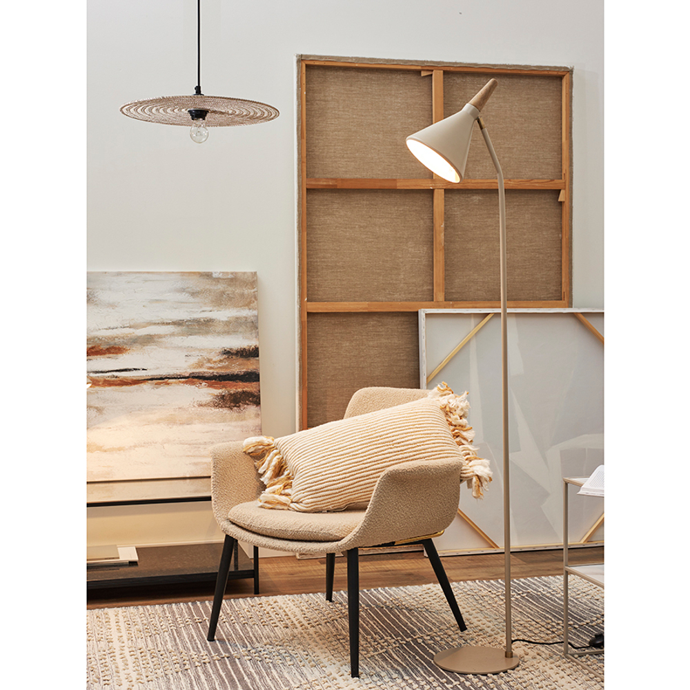 Торшер thor, 164 см, бежевый