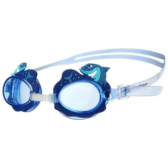 Набор для плавания детский ONLYTOP Swim «Акула»: очки+шапочка, обхват 46-52