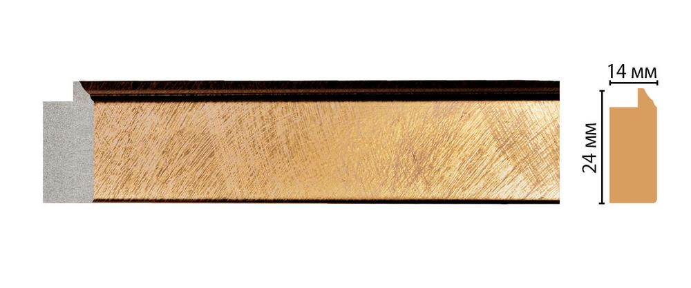 Багет Decomaster FM2-3 24*14*2850мм