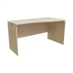 Стол криволинейный СК140(70)R 1400х700/500х750, ясень шимо светлый