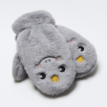 Варежки подр.ковые на иск.меху Корона 19 см серый 9614110, 1 шт.