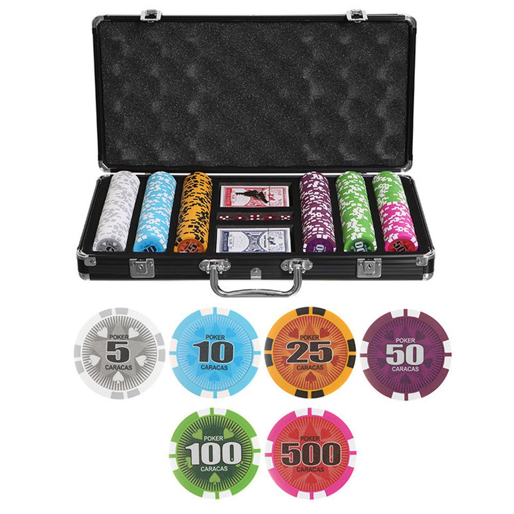 Набор для покера Caracas на 300 фишек
