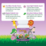 NaturesPlus, Animal Parade® AcidophiKidz®, для детей жевательный пробиотик, с ягодным вкусом, 90 таблеток в форме животных