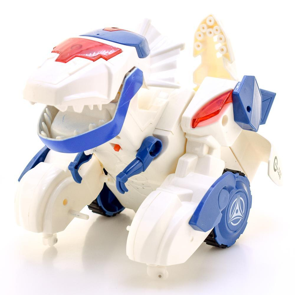 Динозавр, ИКуправление,свет,звук,трансформация,аккум.USB шнур, эл.пит.АА*2шт.не в компл,ассорт, коробка