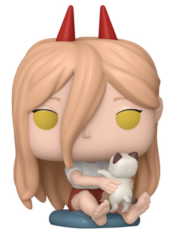 Фигурка Funko POP! Animation Chainsaw Man Power Meowy w/(FL) Сhase (Exc) (1766) 84413