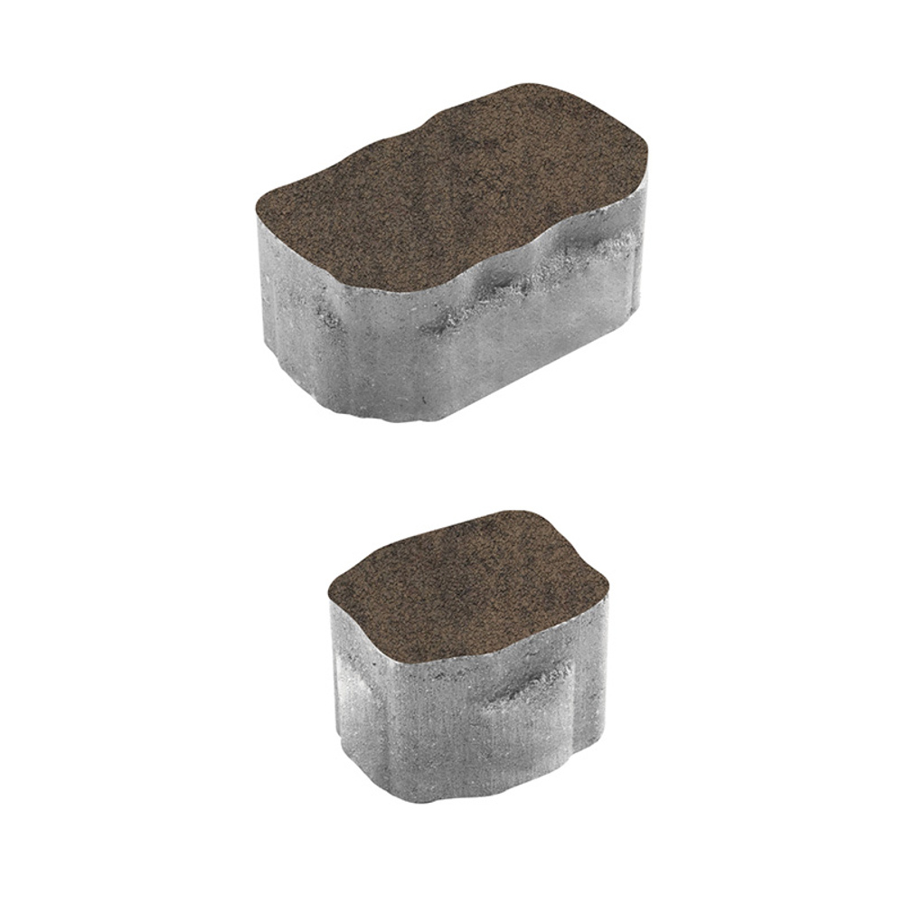 Тротуарная плитка Арена - Листопад гранит Шелковица, комплект из 2 видов плит