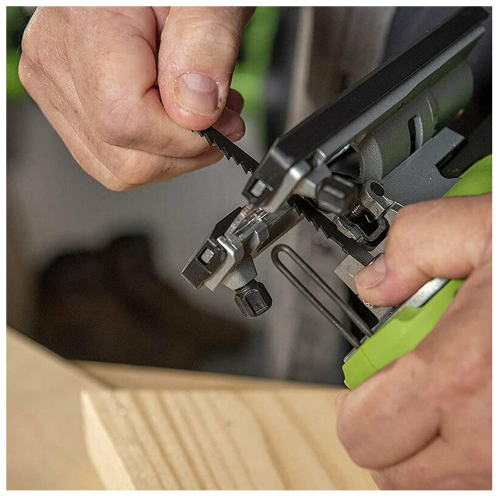 Лобзик аккумуляторный GREENWORKS GD24JS 24В,100мм-дер.,8мм-сталь,б/щ,без АКБ и ЗУ (3601407)