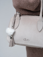 Замшевая сумка Polly DBR 31348 каменный