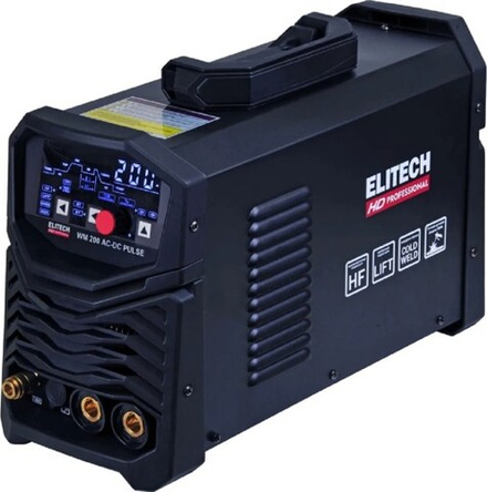 Сварочный инвертор ELITECH WM 200 AC-DC PULSE HD 204476