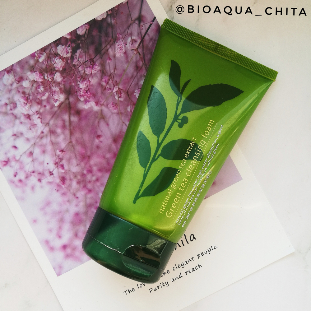 Пенка для умывания с экстрактом зеленого чая, 100г