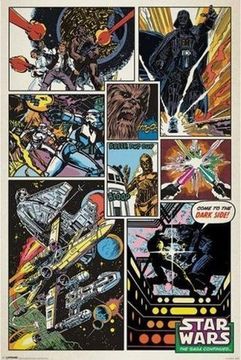 Постер Звездные войны Star Wars (Retro Comic) PP33570