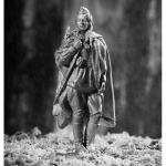 Оловянный солдатик Девушка снайпер, 1943 г